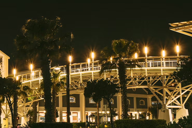 Commercial Landscape Lighting Installation