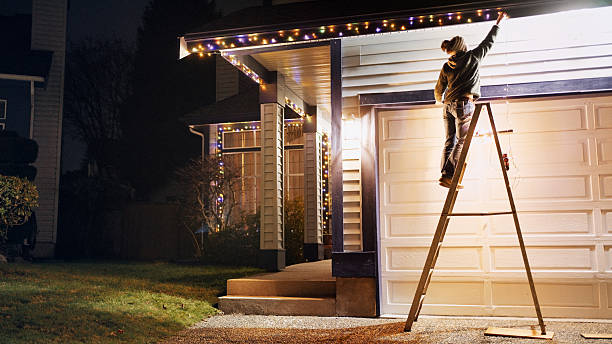 Outdoor Lighting Installation for Enhanced Security and Visibility