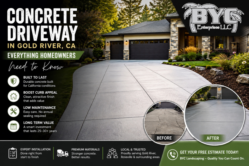 concrete drive
