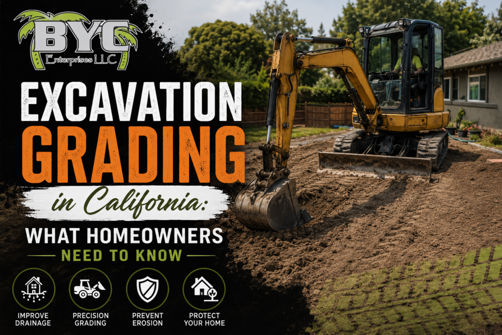 Excavation grading